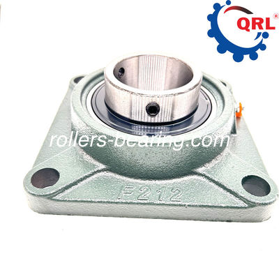 UCF 212 Square Flanged Ball Bearing Unit With Set Screw Locking