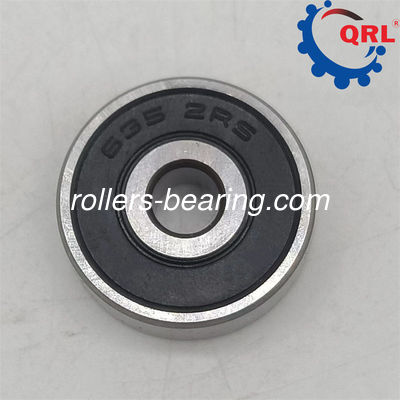 635  2RS Miniature Deep Groove Bearings Single Row 5x19x6mm